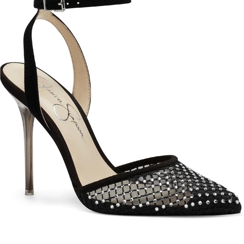 ✨LAST CHANCE ✨Black and Silver Embellished Women's Shoes